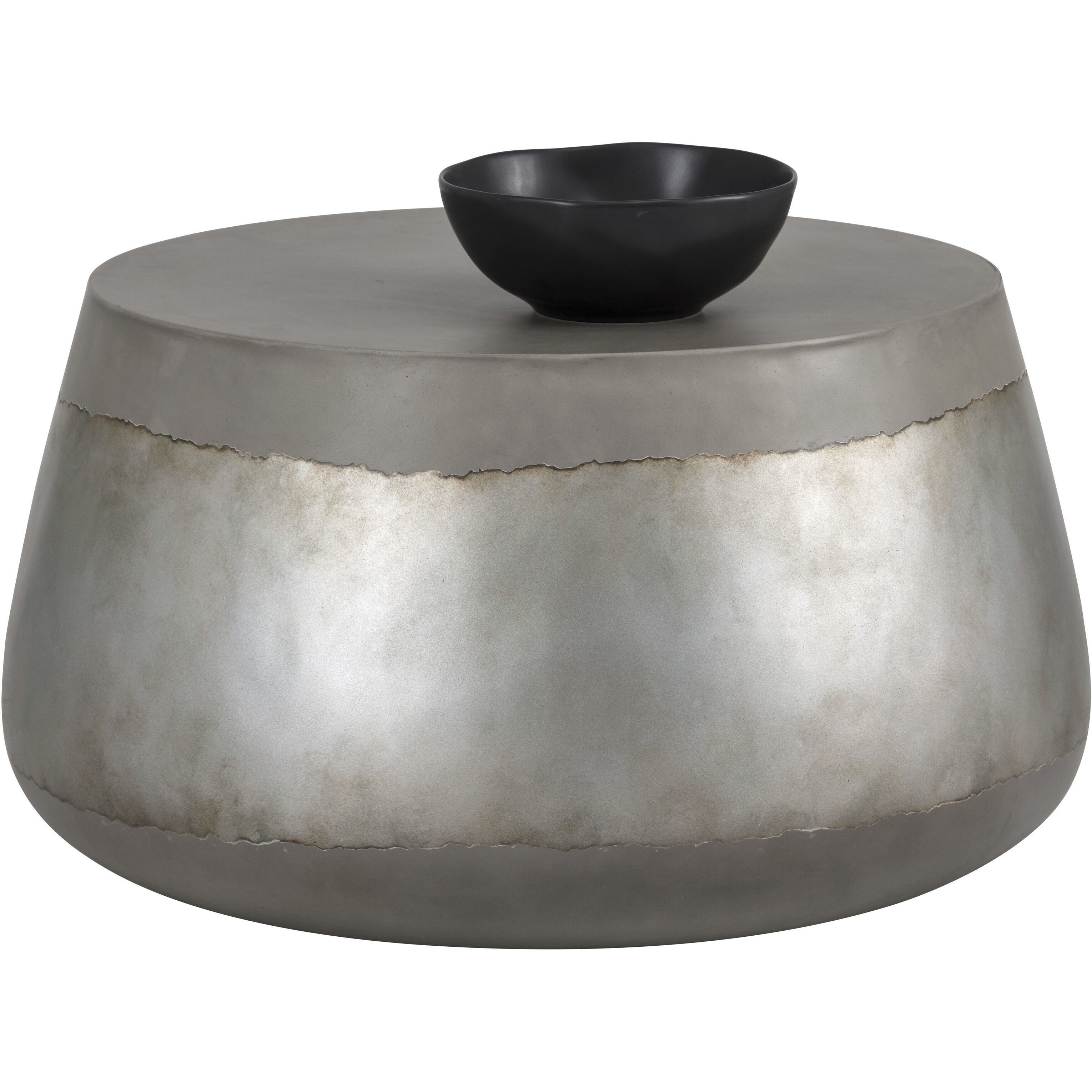 Aries 31 X 18 inch Silver Outdoor Coffee Table